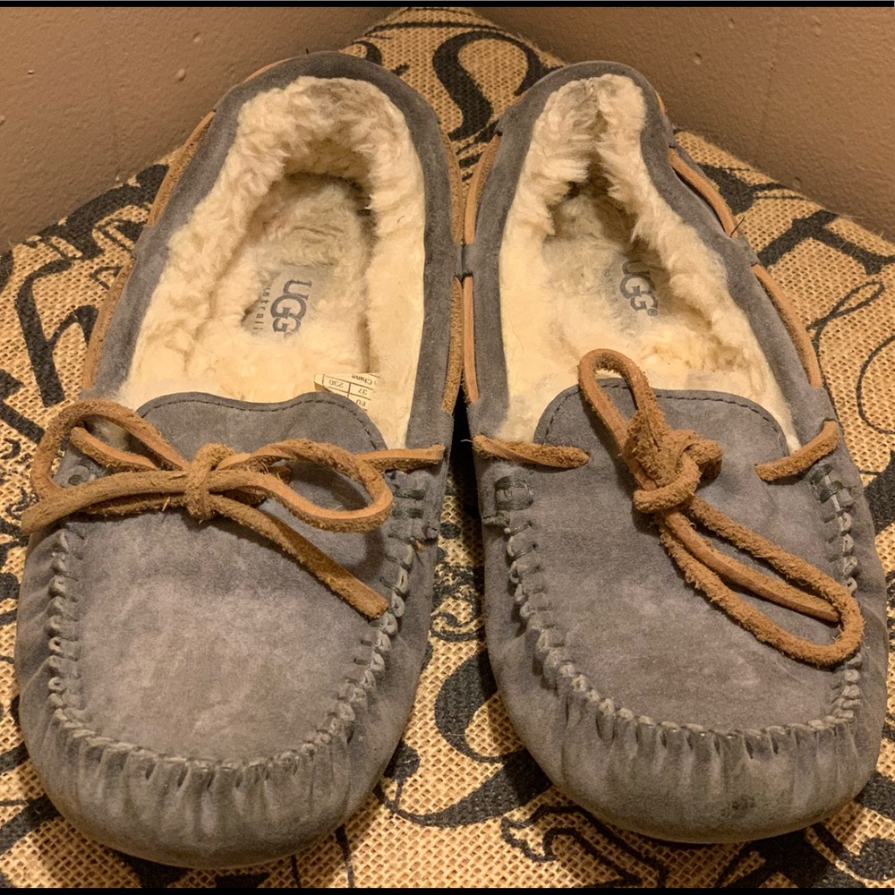 UGG Grey Slipper Shoes Size 6